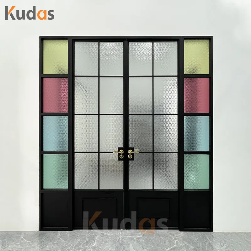 Custom Made French Style Aluminum Glass Doors Interior Glass door