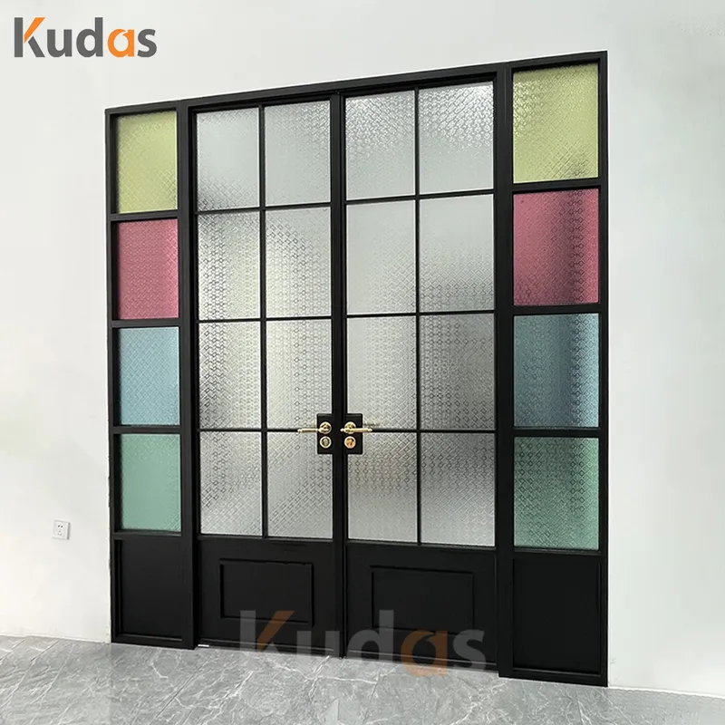 Custom Made French Style Aluminum Glass Doors Interior Glass door