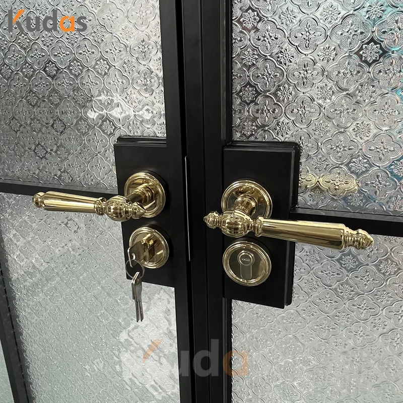 Custom Made French Style Aluminum Glass Doors Interior Glass door