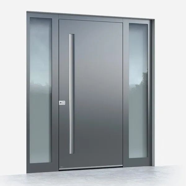 Exterior front entry doors pivot metal doors exterior steel door