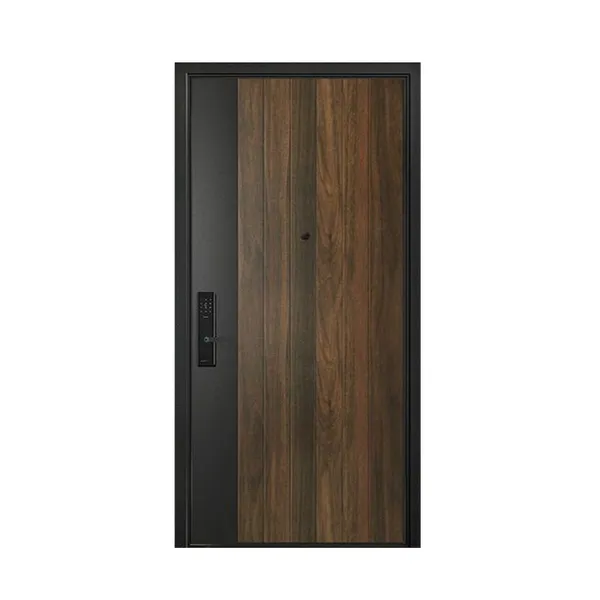 باب أمامي خشبي للمدخل الرئيسي للأمن الخارجي