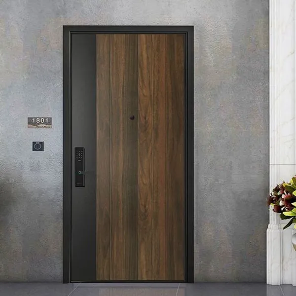 باب أمامي خشبي للمدخل الرئيسي للأمن الخارجي