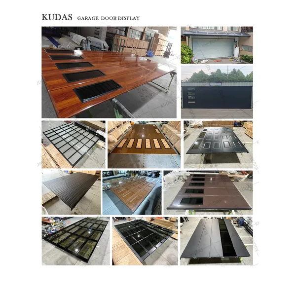 Residential Aluminum Tempered Plexiglass Overhead Garage Doors