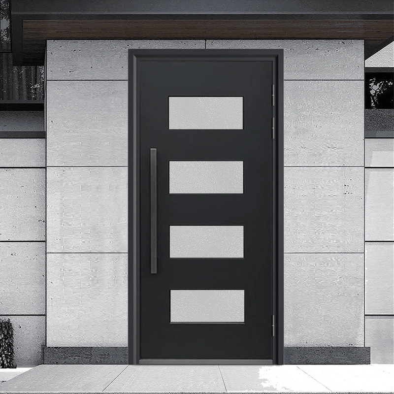 أبواب أمامية للمدخل من المعدن المعدني الخارجي السكني