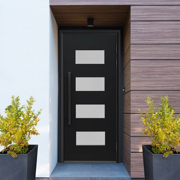 أبواب أمامية للمدخل من المعدن المعدني الخارجي السكني