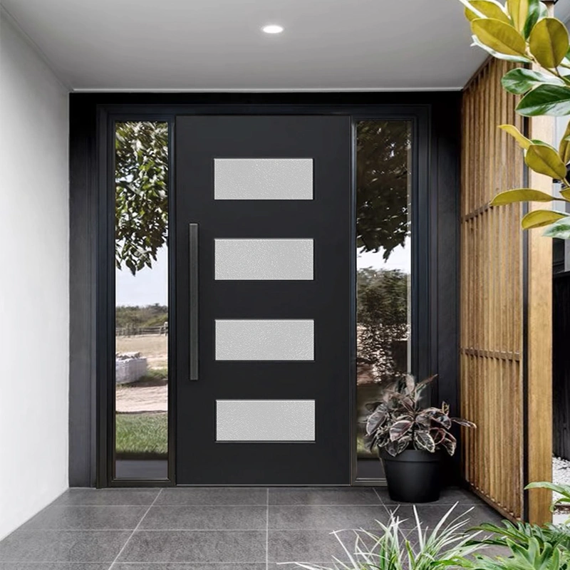 أبواب أمامية للمدخل من المعدن المعدني الخارجي السكني