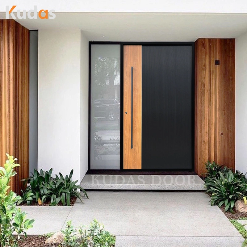 Aluminum Modern Exterior Entrance Stainless Steel Front Entry Doors