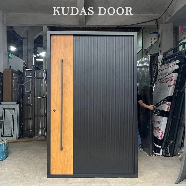 Aluminum Modern Exterior Entrance Stainless Steel Front Entry Doors