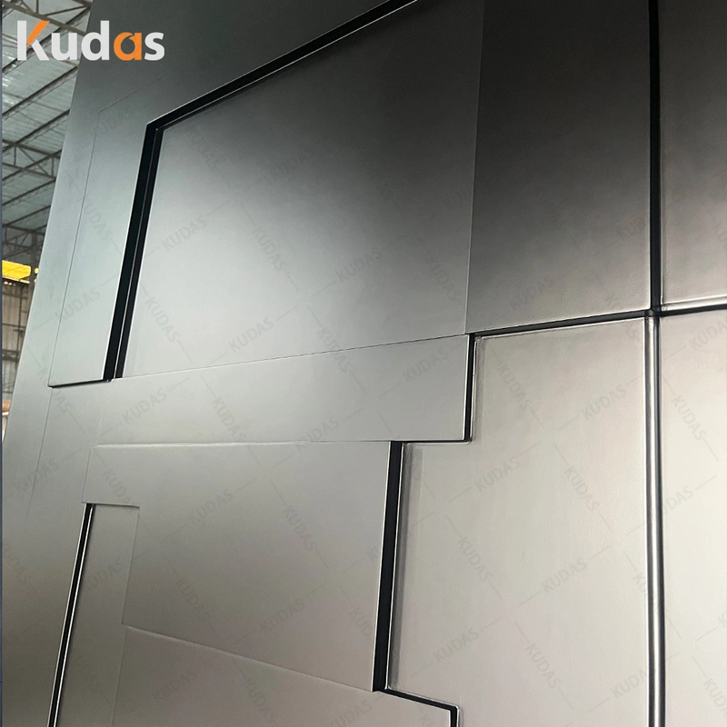 نموذج ثلاثي الأبعاد لمدخل المدخل، باب محوري خشبي، باب محوري مع قفل ذكي