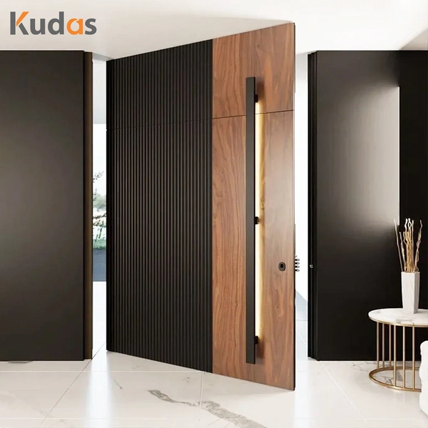 Cast Aluminum Metal Gate Stainless Steel Entrance Entry Door