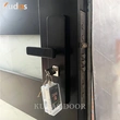Exterior Modern Entry Stainless Steel Front Swing Entrance Door