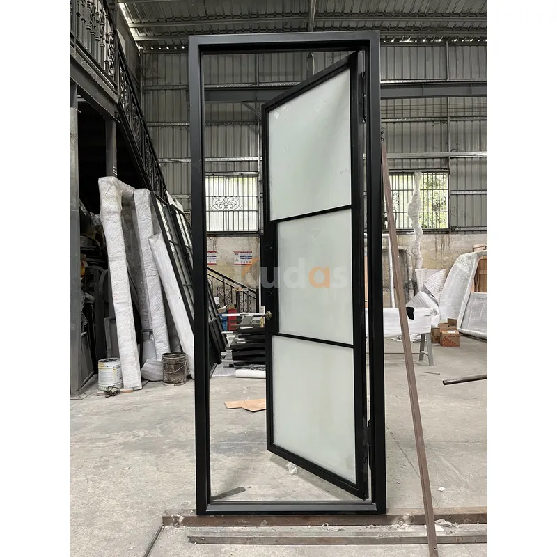 High Quality Front Door Prices Cast Single Iron Wrought Door