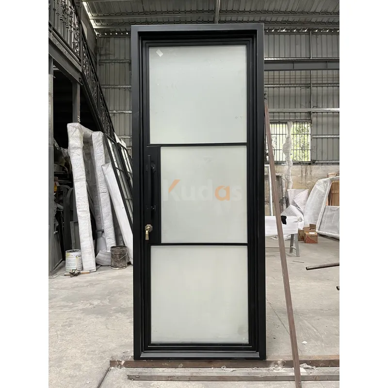 High Quality Front Door Prices Cast Single Iron Wrought Door