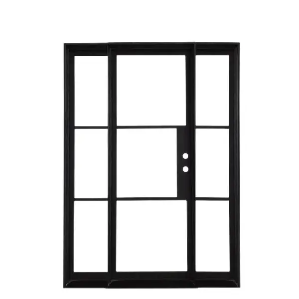 High Quality Front Door Prices Cast Single Iron Wrought Door