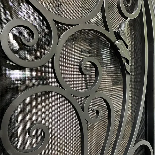 Factory Manufacture Exterior Rustic Wrought Iron Front Door