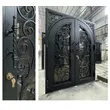Factory Manufacture Exterior Rustic Wrought Iron Front Door