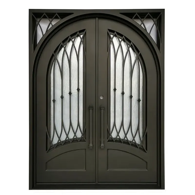 Villa House Main Gate High Quality Front Wrought Prices Cast Iron Door