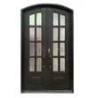 Security swing entrance iron gate exterior wrought iron french door