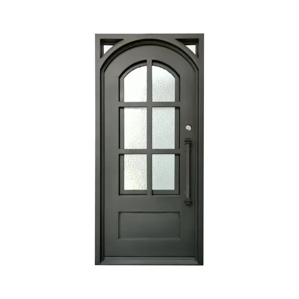 French craft iron door security front yard exterior door
