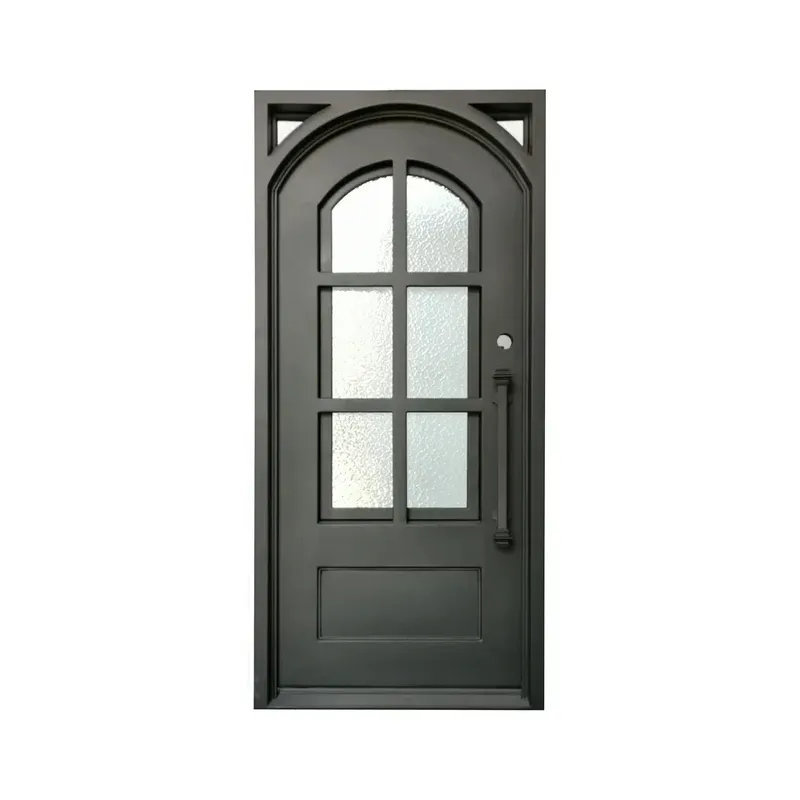 French craft iron door security front yard exterior door