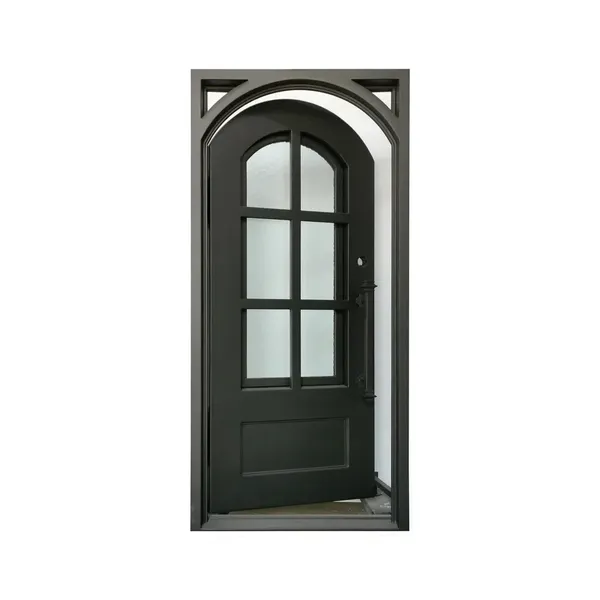French craft iron door security front yard exterior door