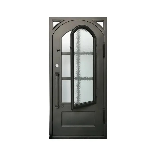 French craft iron door security front yard exterior door