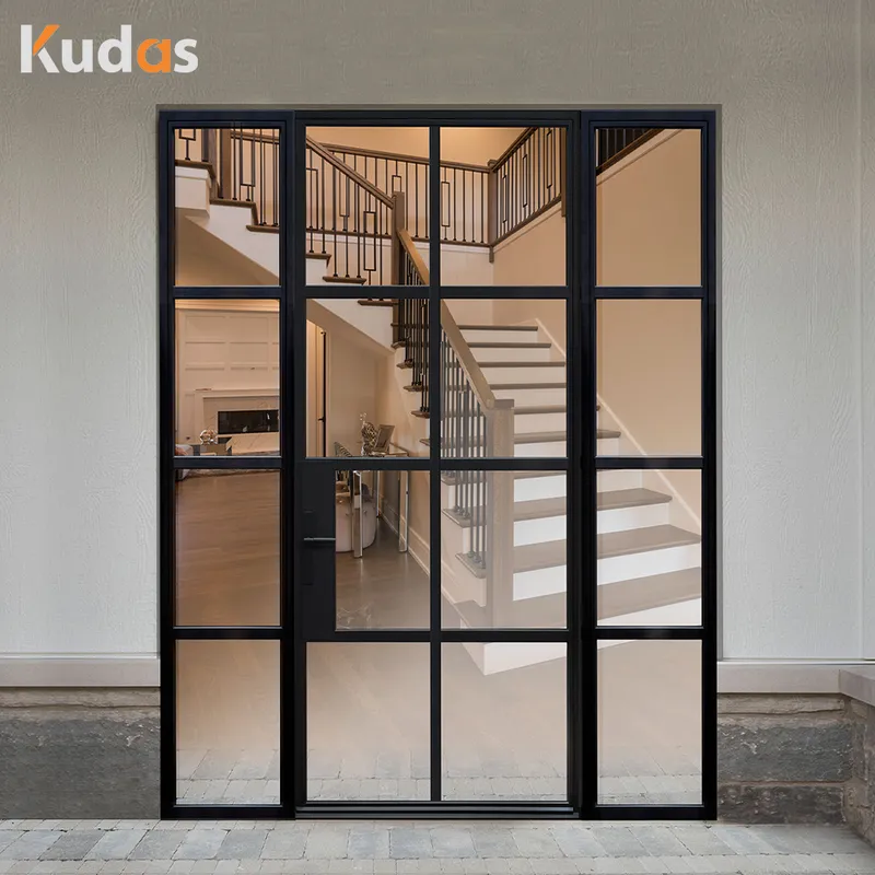 Exterior Main Villa Entry Doors Entrance Security Wrought Iron Door