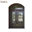 Customized Front Exterior Swing Door Wooden Doors with Sealing Strips