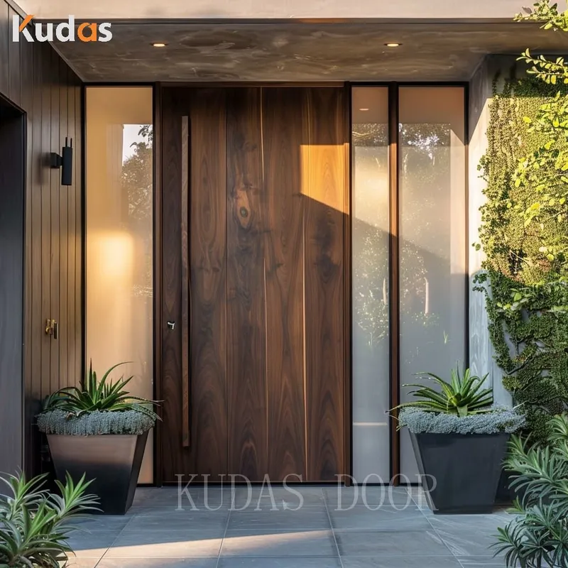  Timber Solid Wood Door Design Exterior Security Wooden Main Entrance Doors