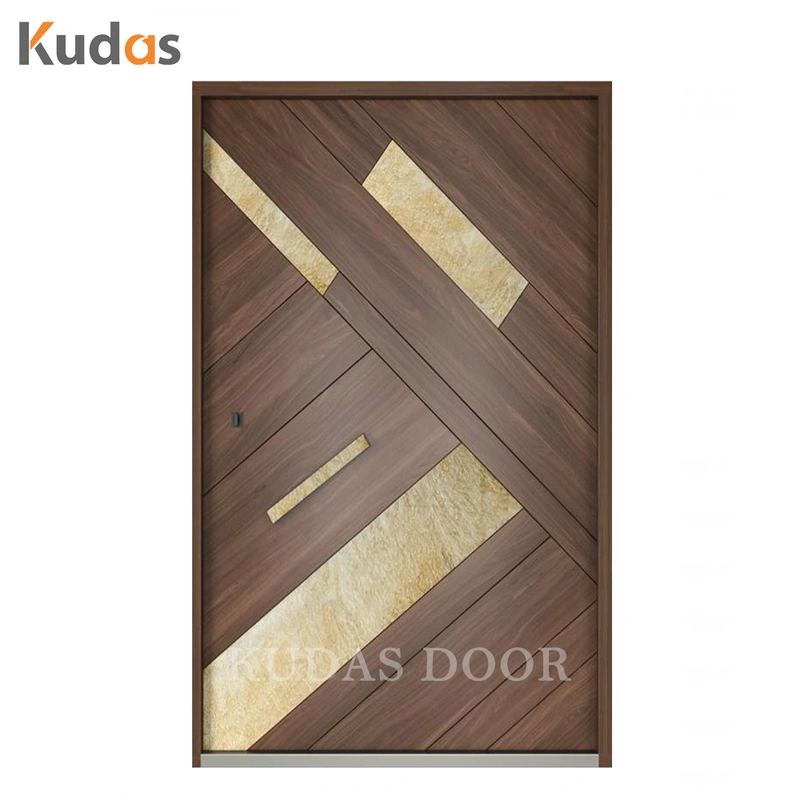 Luxury Solid Timber Main Front Pivot Porta Entry Wooden Pivot Door