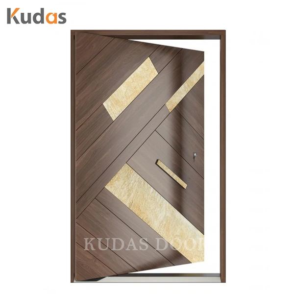 Luxury Solid Timber Main Front Pivot Porta Entry Wooden Pivot Door