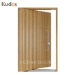 Waterproof Exterior Front Entrance American Oak Solid Wooden Pivot Entry Door