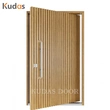 Waterproof Exterior Front Entrance American Oak Solid Wooden Pivot Entry Door