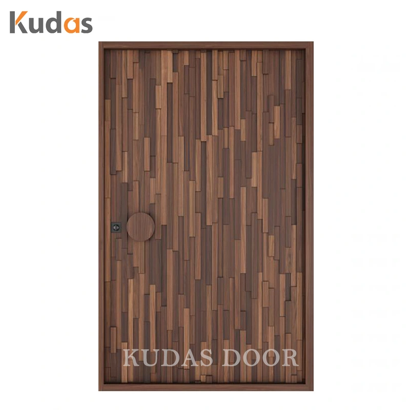 Front Luxury Exterior Mahogany Wood Doors Main Entrance Wooden Door