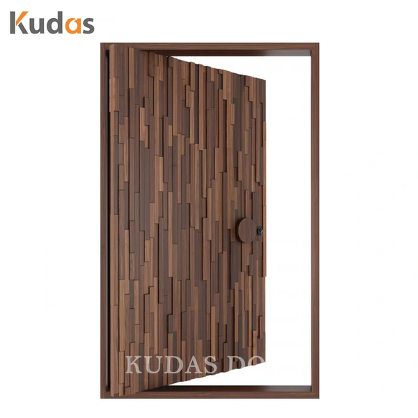 Front Luxury Exterior Mahogany Wood Doors Main Entrance Wooden Door