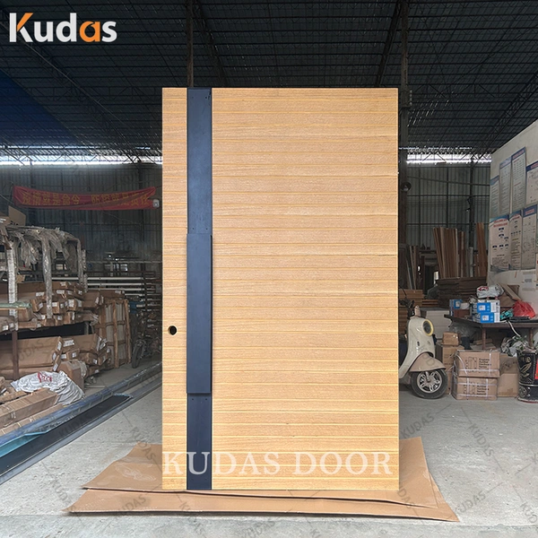 Exterior Front Main Entry Solid Core Design Swing Wooden Doors