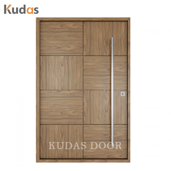 Residential Custom Mahogany Solid Wood Pivot Entry Wooden Doors