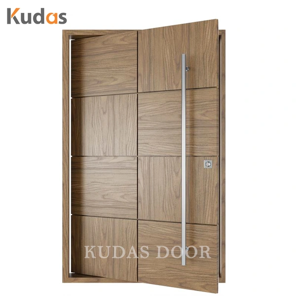Residential Custom Mahogany Solid Wood Pivot Entry Wooden Doors