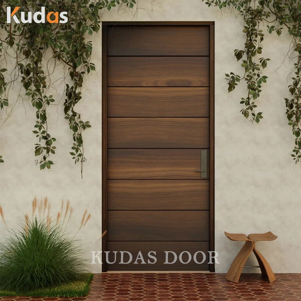Solid Rubber Oak Wood Main Interior Entrance Pivot Door