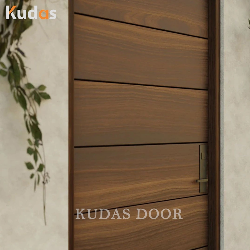 Solid Rubber Oak Wood Main Interior Entrance Pivot Door