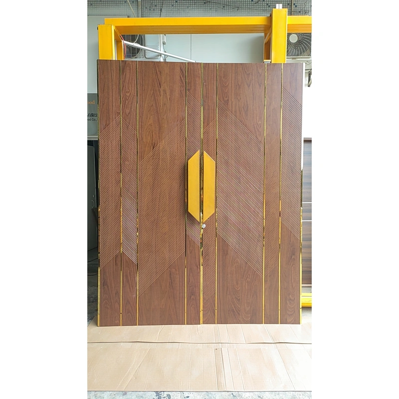 Entry Gate Waterproof Heavy Solid Entrance Pivot Main Exterior Wood Door