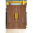 Entry Gate Waterproof Heavy Solid Entrance Pivot Main Exterior Wood Door