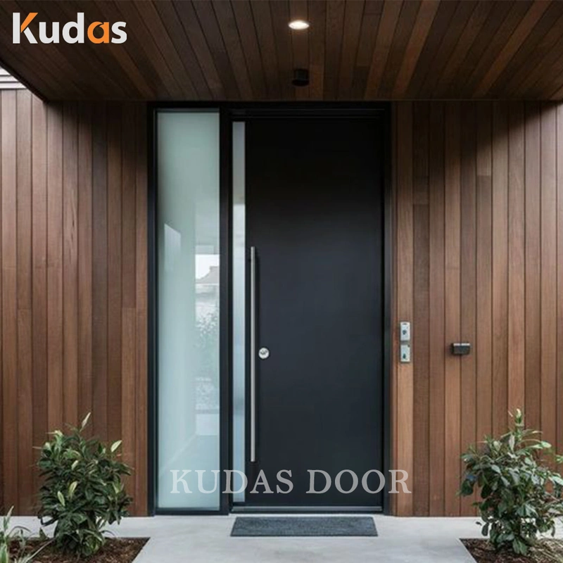 Stainless Steel Entry Door With Aluminium Strip Main Entrance Door