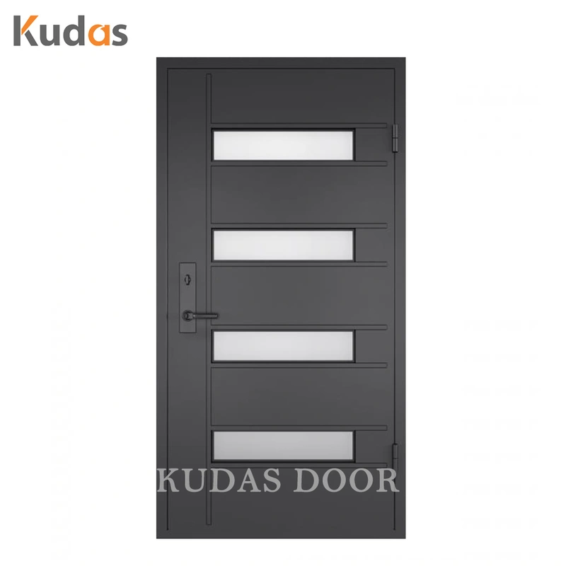 Home Elegant Front Entry Steel Metal Security Safety Doors