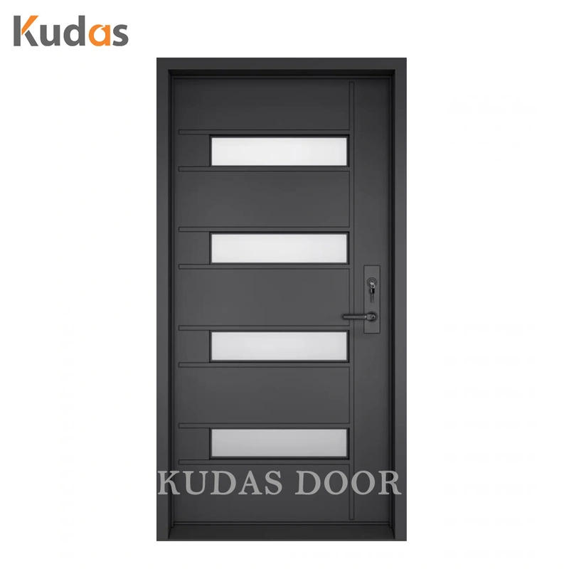 Home Elegant Front Entry Steel Metal Security Safety Doors