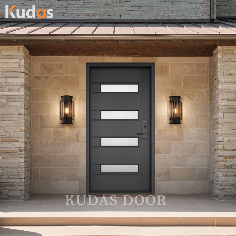 Home Elegant Front Entry Steel Metal Security Safety Doors