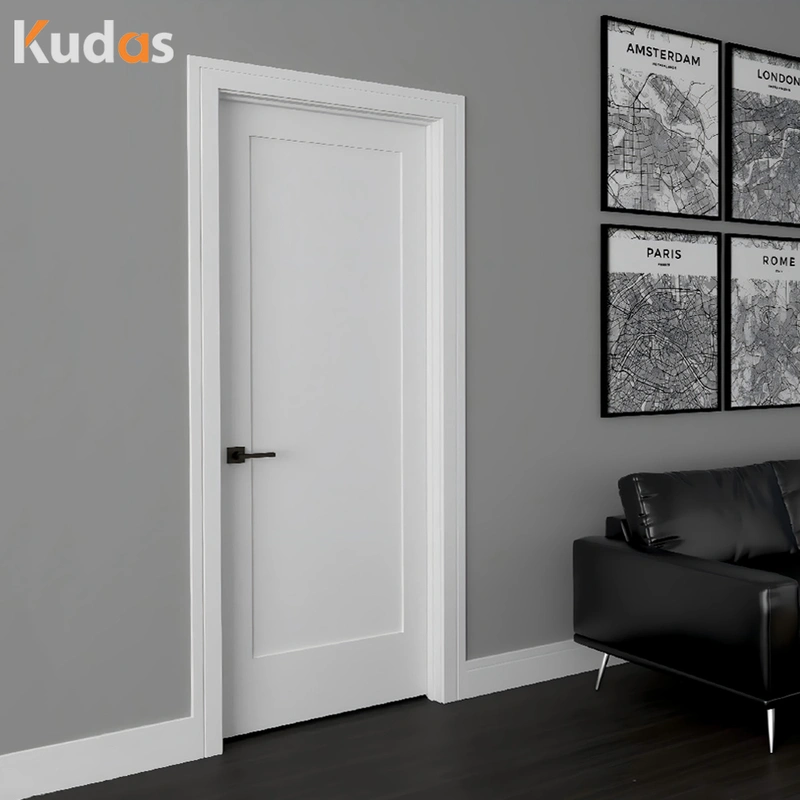 أبواب غرفة نوم صلبة فاخرة في إنجلترا تصميم باب خشبي لغرفة النوم الرئيسية