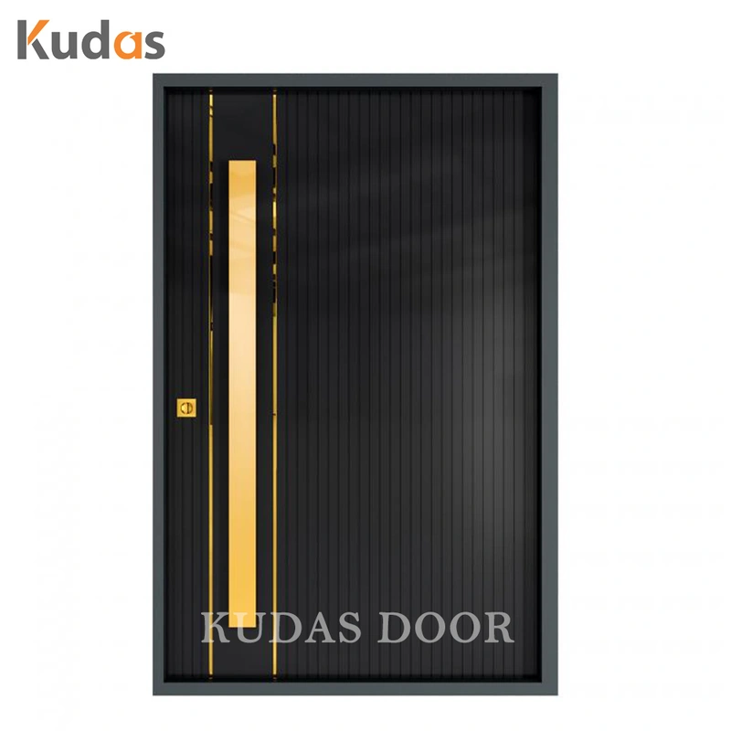 Luxury Villa Metal Aluminum Gate Entrance Iron Stainless Steel Door