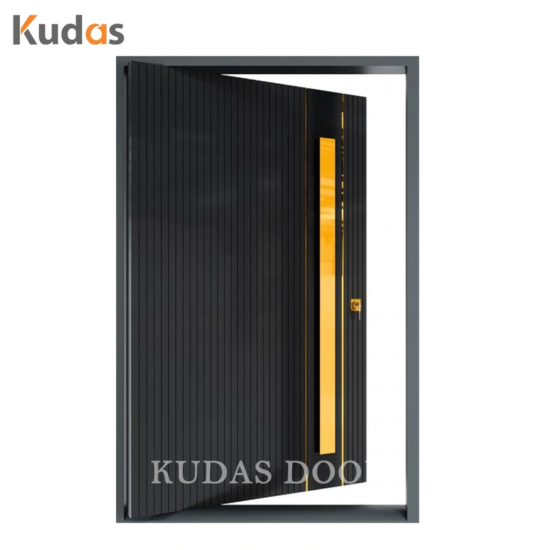 Luxury Villa Metal Aluminum Gate Entrance Iron Stainless Steel Door