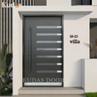 Entrance Stormproof Metal-Door Stainless Steel Aluminum Security Door